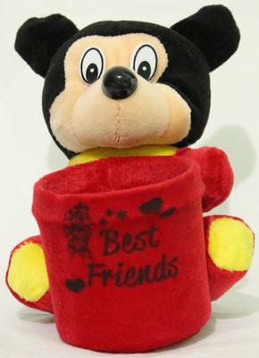 

kabir toys mickey mouse with pen stand - 15 cm(red and black)