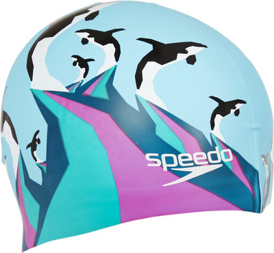 

Speedo Unisex-Adult Slogan Print Swimming Cap(Multicolor, Pack of 1), Assorted