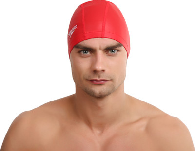 

Speedo Pace Swimcap Swimming Cap(Pink, Pack of 1), Multicolor