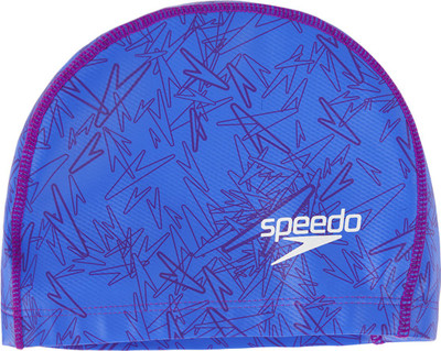 

Speedo Ultra Pace Swimcap Swimming Cap(Blue, Pack of 1), Multicolor