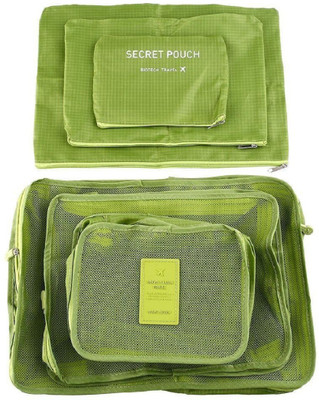 

Aeoss 6 Set Travel Storage Bags Multi-functional Clothing Sorting Packages,Travel Packing Pouches, Luggage Organizer Pouch Travel Organizers Packing Cubes Laundry Bag Luggage Compression Pouches (GREEN)(Green)