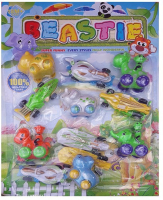 

Happiesta Mini Combo of Cute animal Toys(Multicolor)
