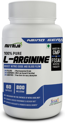 

NutriJa L-ARGININE 800MG - 60 Veg Capsules(60 No)