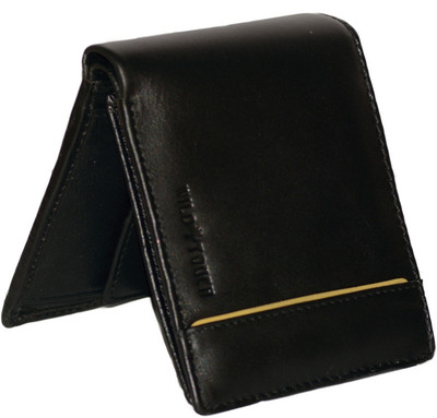 

WildTouch Men Casual Black Genuine Leather Wallet(7 Card Slots)
