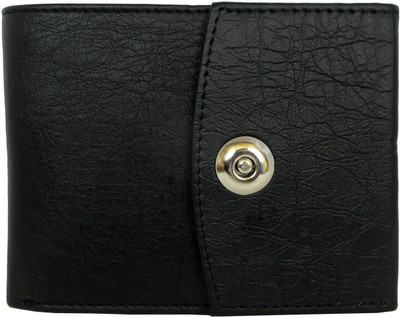 

Apki Needs Boys Black Artificial Leather Wallet(7 Card Slots)