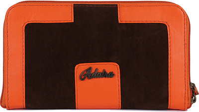 

ADAIRA Girls Multicolor Artificial Leather Wallet(12 Card Slots), Orange
