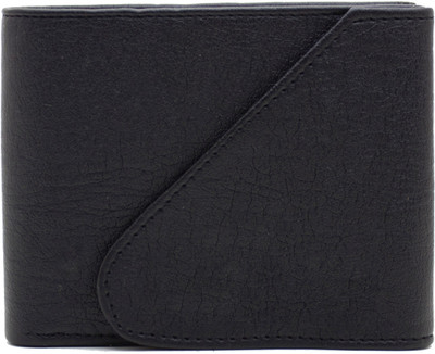 

Coovs Men Black Artificial Leather Wallet(5 Card Slots)