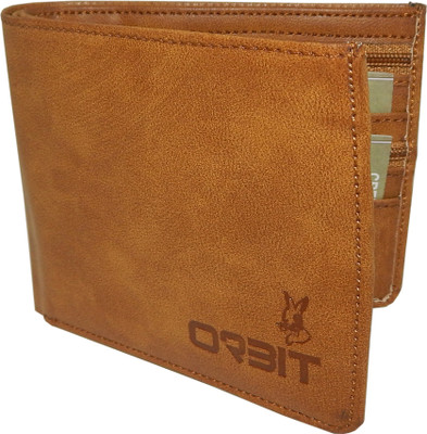 

Orbit Men Khaki Artificial Leather, Fabric Wallet(6 Card Slots)