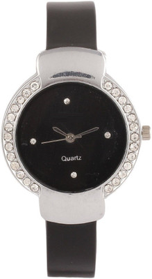 

Miss Perfect Black Diamond Ring Girls and Women Watch Watch - For Men & Women