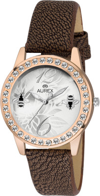 

AUREX AX-LR508-WTBR AWESOME SILVER DIAL GIRL & WOMEN Watch - For Women
