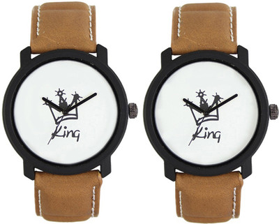 

SPLAZOS LR12 New Stylish Brown King Modal Attractive Combo Watch - For Men