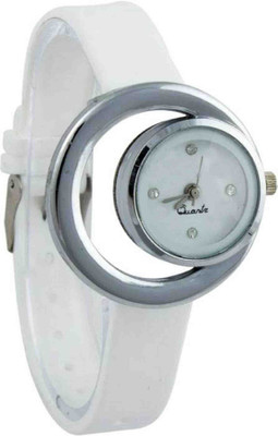 Miss Perfect White Chand Dial Pu Strap Watch For Girls Watch Watch - For Men & Women