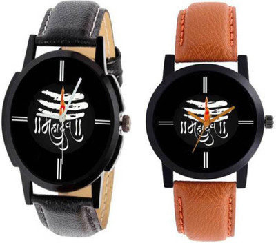 

AKAG 7024-Brown Black Combo Of The Year Watch - For Men
