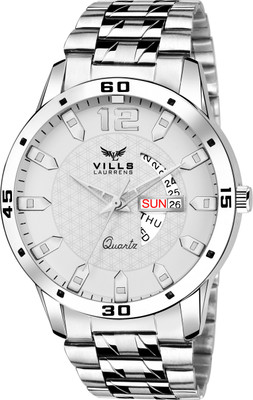 

Vills Laurrens VL-1049 White Day And Date Series Watch - For Men