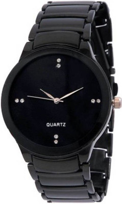 

Varni Retail Shiny Black Dial Metal Black Mesh Strap Boys Watch For Men Watch - For Men