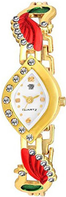 

Swadesi Stuff New Arrival Exclusive Stylish Kundan Golden diamond Studded Watch Combo For Girls And Women Watch Watch - For Women