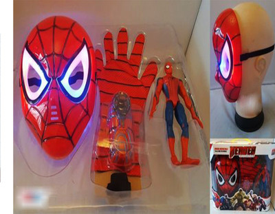 

Grab Offers 3 in 1 Beautiful Gift Set Of Avenger (SPIDER MAN ) A Perfect Dress up For Kids. (Multicolor)(Multicolor)