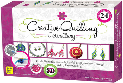 

Grab Offers Creative Quilling Jewellery Best Way For Increase Child Imagination For Kids.
