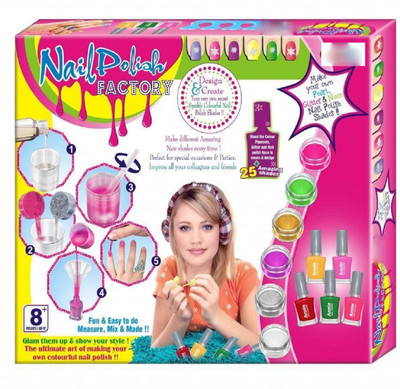 

Grab Offers Awesome Nail Polish Factory Sr. For Girls.Sparkle Your Nails With This Kit..