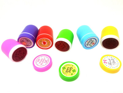 

Aadya Crafts self linking praise reward stamp (circle)