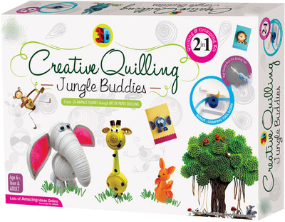 

Grab Offers Creative Quilling Jungle Buddies Best Way For Increase Child Imagination For Kids.