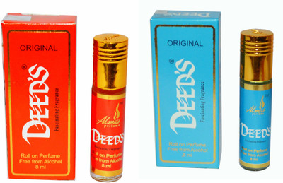 

Almas DEEDS Fascination AQUA & HOT pocket Floral Attar(Musk)