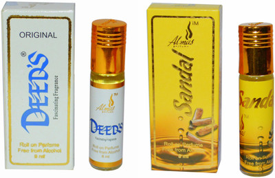 14 OFF on Almas FASCINATING SANDAL DEEDS POCKET Floral Attar