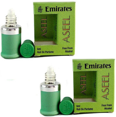 

EMIRATES Aseel Floral Attar LONG LASTING PACK OF 2 PC Floral Attar(Floral)