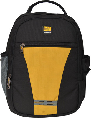 

FD Fashion Soft Luggage Trendster and Unique 30 L Backpack(Black, Yellow), Black3