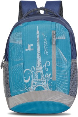 

Justcraft Candy 1000D 30 L Backpack(Blue, White), Skyblue