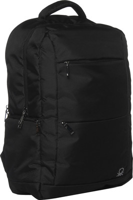 

United Colors of Benetton LAPTOP BACKPACK BLACK 30 L Laptop Backpack(Black), 100