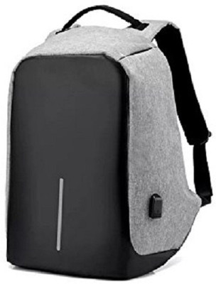 

Raj anti theft bagpack 15 Inch 15.6 L Backpack(Grey, Black), Gray