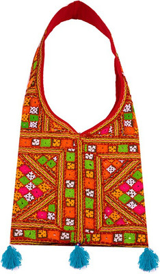 

Oxytrends Hand Embroidery and Mirror Work Shoulder Bag Shoulder Bag(Multicolor, 12 inch)