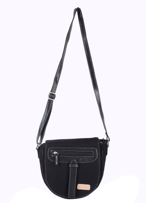 

Ecotara Sling trendy bag daffodil Shoulder Bag(Black, 4 L)