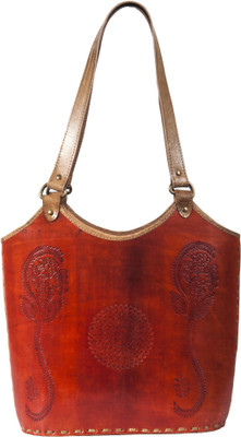 

Encrafter Carved Bag Sling Bag(Orange, 13 L)