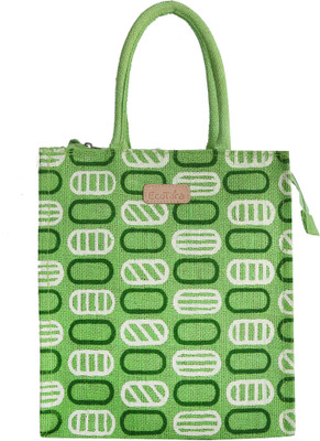 

Ecotara All in One Lunch bag bottle holder Lunch Bag(Green, 4 L)