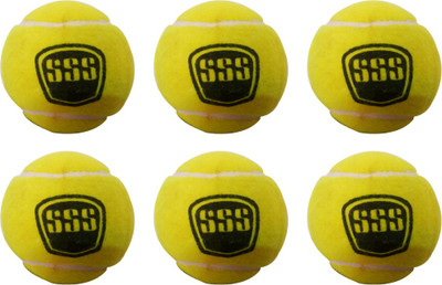 

SSS SSBTB11 Cricket Tennis Ball(Pack of 6, Yellow)
