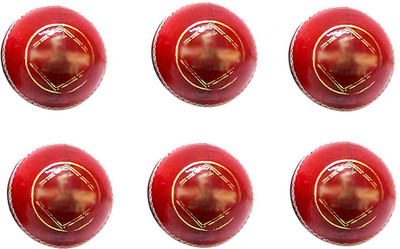 SSS SSBTB13 Cricket Leather Ball(Pack of 6, Red)