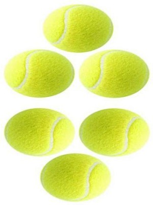 

N.VCOMMUNICATION24X7 best tannis ball pack of 6 Tennis Ball(Pack of 6, Yellow)