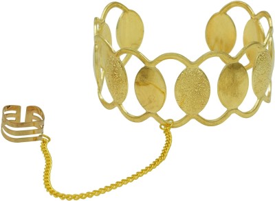 HIGH TRENDZ Alloy Gold-plated Ring Bracelet