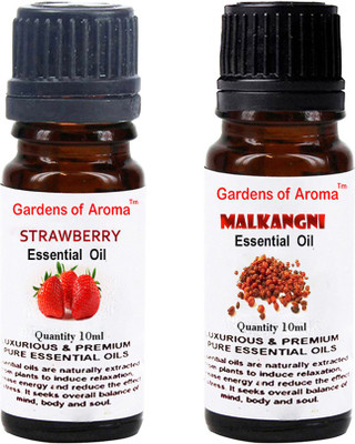 

Gardens Of Aroma Strawberry Essential Oil And Malkangani Essential Oil(20 ml)