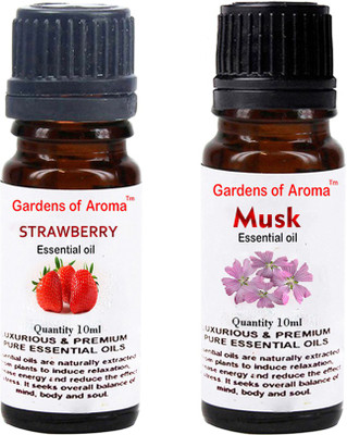 

Gardens Of Aroma Strawberry Essential Oil And Musk Essential Oil(20 ml)