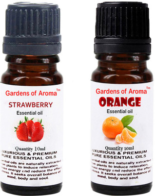 

Gardens Of Aroma Strawberry Essential Oil And Orange Essential Oil(20 ml)