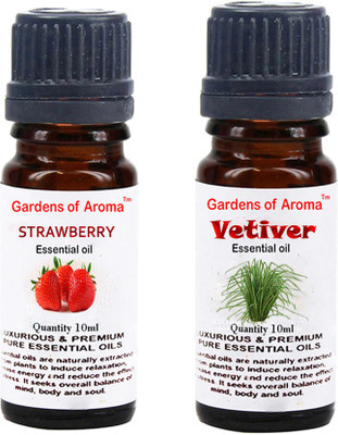 

Gardens Of Aroma Strawberry Essential Oil And Vetiver Essential Oil(20 ml)