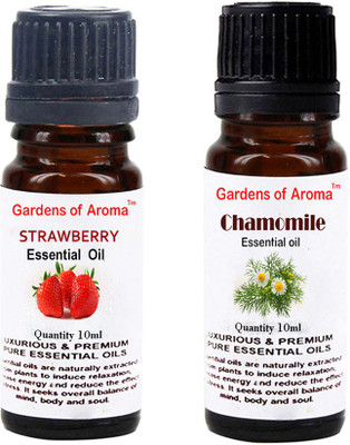 

Gardens Of Aroma Strawberry Essential Oil And Chamomile Essential Oil(20 ml)