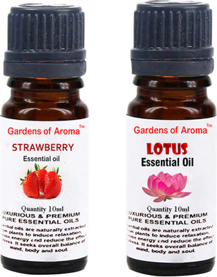 

Gardens Of Aroma Strawberry Essential Oil And Lotus Essential Oil(20 ml)
