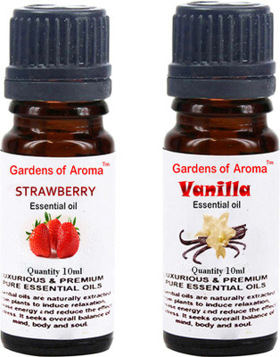

Gardens Of Aroma Strawberry Essential Oil And Vanilla Essential Oil(20 ml)
