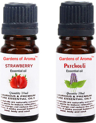 

Gardens Of Aroma Strawberry Essential Oil And Patchouli Essential Oil(20 ml)