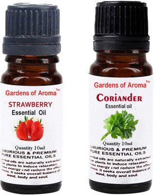 

Gardens Of Aroma Strawberry Essential Oil And Coriander Essential Oil(20 ml)