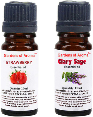 

Gardens Of Aroma Strawberry Essential Oil And Clary sage Essential Oil(20 ml)